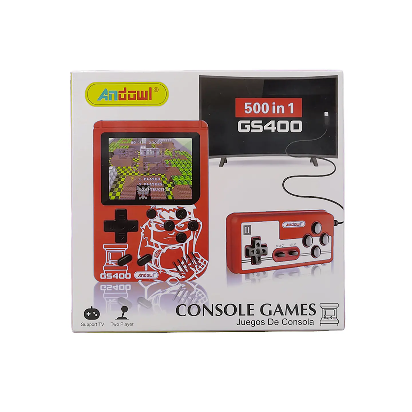 Juegos de Consola Retro  - 600 en 1 - 2 jugadores 6