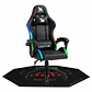 Silla de escritorio Ultimate Griffin Gamer RGB con Alfombra - Miniatura 1