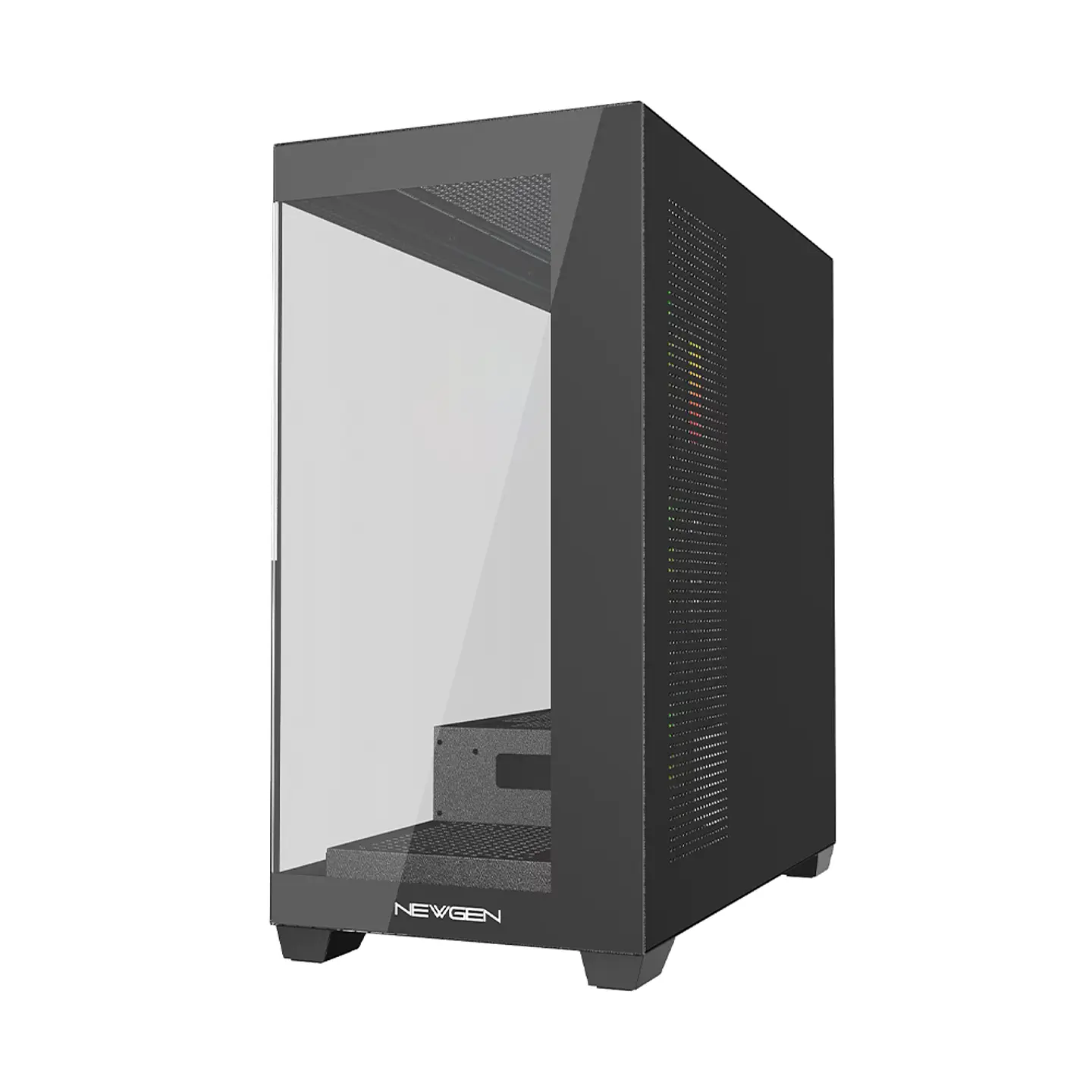 Gabinete Newgen Radiant 01 Glass ATX, 4 cooler RGB + control 9