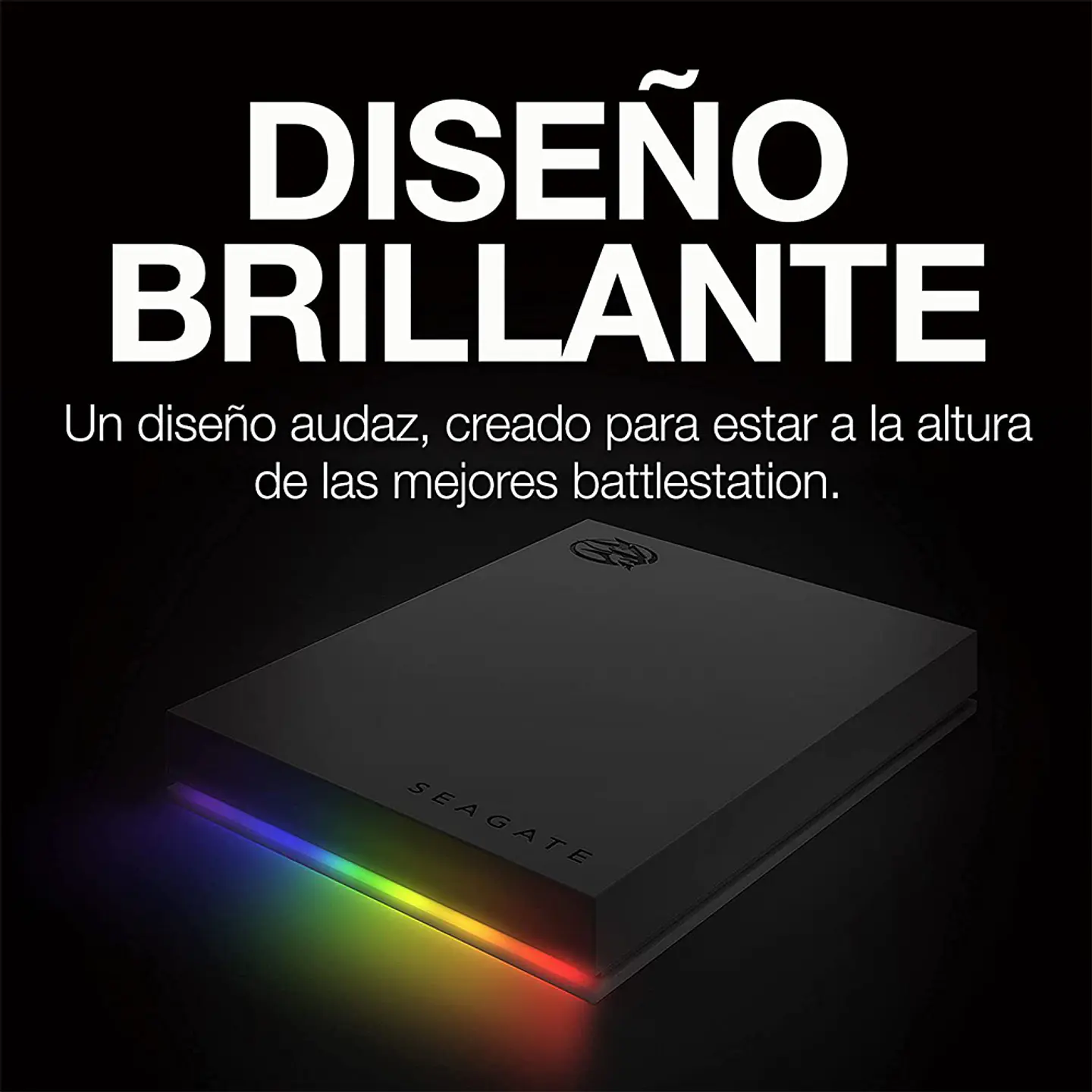Disco Duro Externo Seagate FireCuda 1TB (RGB, 2.5