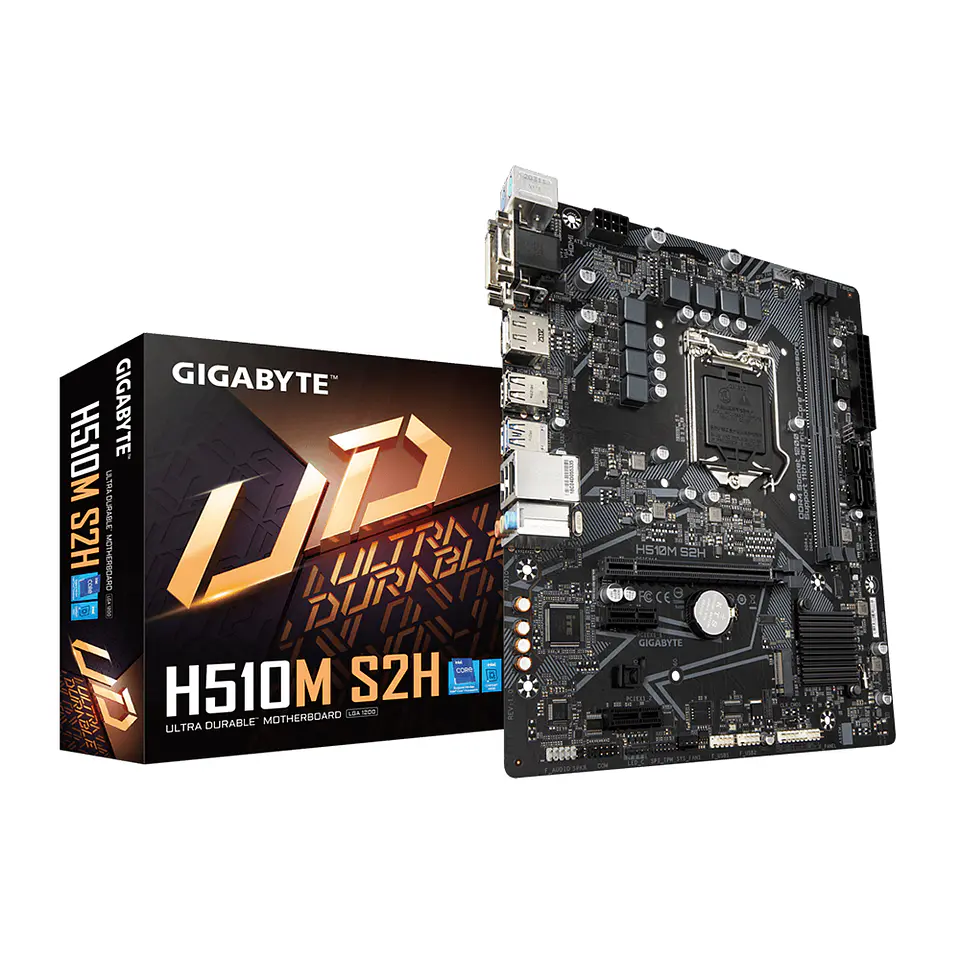 Placa Madre Gigabyte H510M S2H (LGA1200, DDR4 2133/3200Mhz, MicroATX) 1