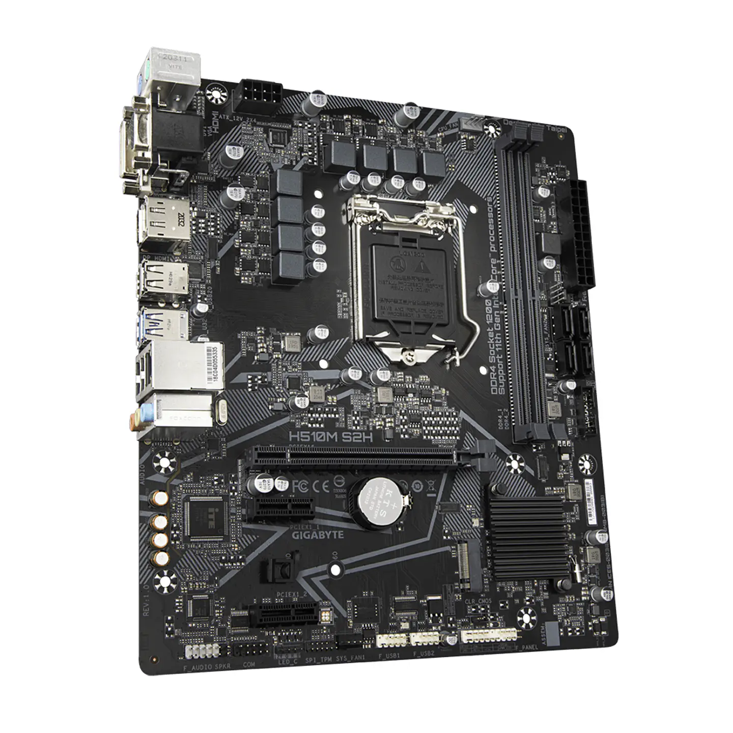 Placa Madre Gigabyte H510M S2H (LGA1200, DDR4 2133/3200Mhz, MicroATX) 2