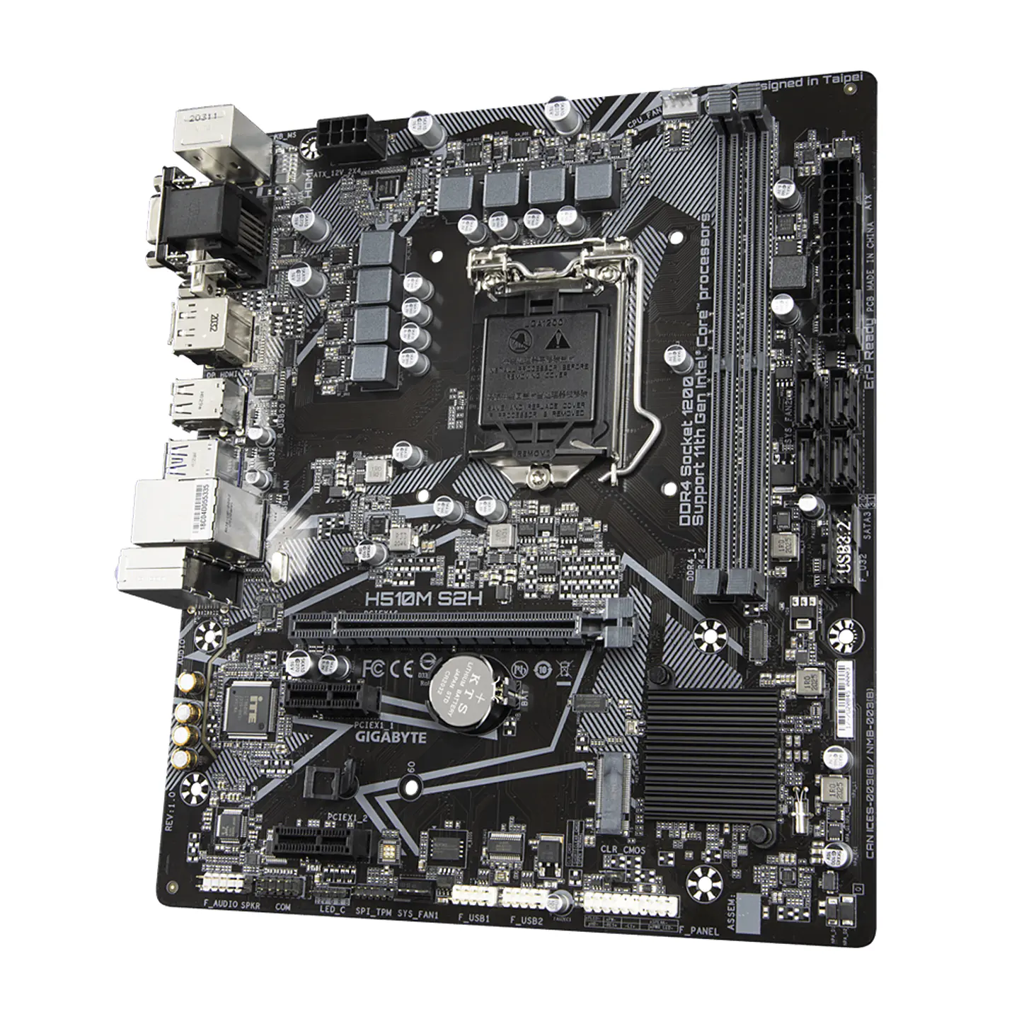 Placa Madre Gigabyte H510M S2H (LGA1200, DDR4 2133/3200Mhz, MicroATX) 3