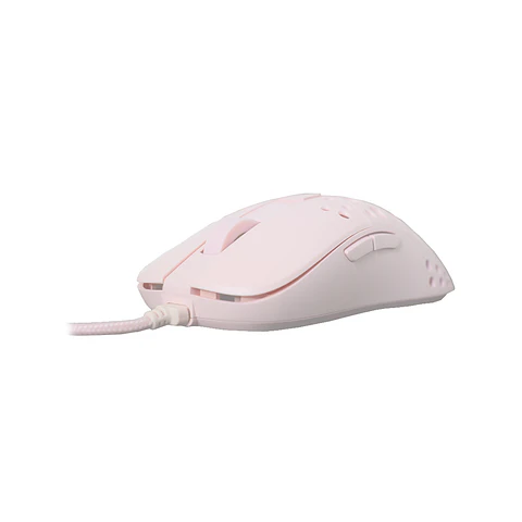 Mouse Gamer Cool Lights MK-905 (1600-3200 DPI, RGB, Rosado)