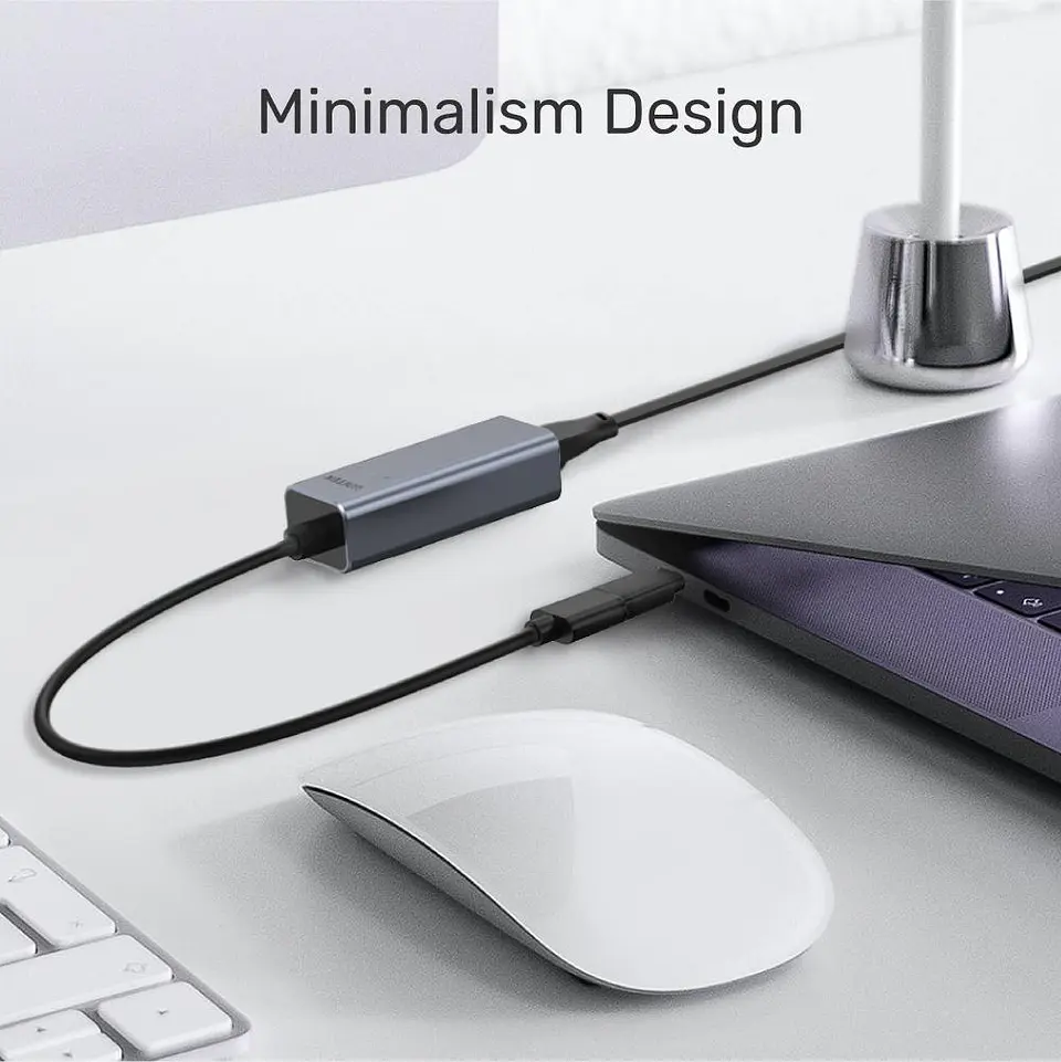 Adaptador USB 3.0 a Gigabit Ethernet con adaptador USB-C 4