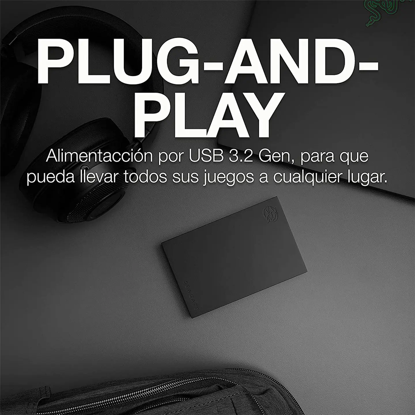 Disco Duro Externo Seagate FireCuda 1TB (RGB, 2.5