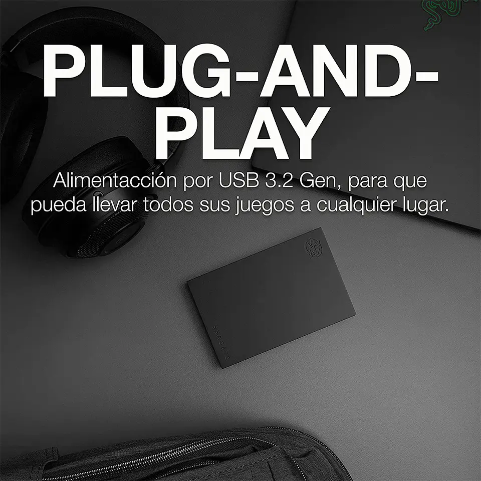 Disco Duro Externo Seagate FireCuda 1TB (RGB, 2.5