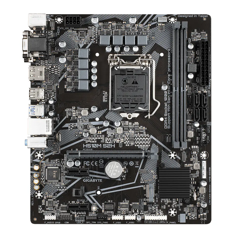 Placa Madre Gigabyte H510M S2H (LGA1200, DDR4 2133/3200Mhz, MicroATX) 4
