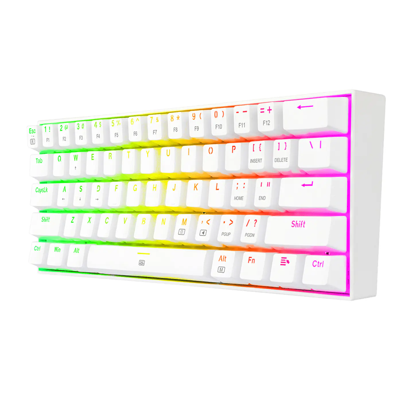 Kit Gamer Redragon 3 en 1 - S129W (Teclado + Audífonos + Mouse) - White RGB 5