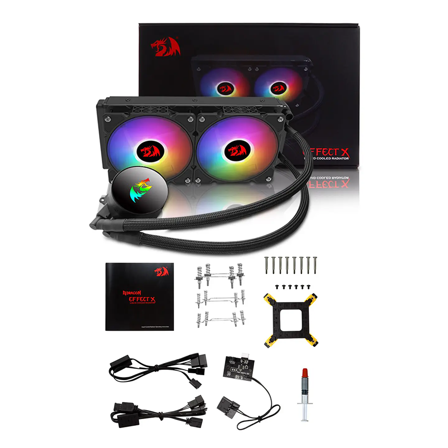Refrigeración Líquida Redragon Effect X (RGB, 240mm, Intel/AMD) 4