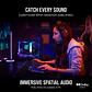 Audífonos Wireless Premium Gamer Corsair HS80 RGB, Carbón - Miniatura 3