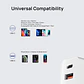 Adaptador Enchufe Cargador Carga Rápida USB + Tipo C, Qualcomm 3.0 - para Android, iOs (iphone y ipad) - Miniatura 2