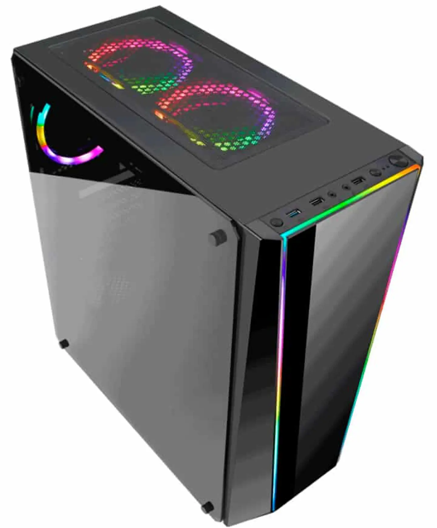 Pc Gamer Draco i5 MAX: Core i5-10400, 500 SSD, RAM 16gb, AMD Radeon RX6600 8GB GDDR6 4