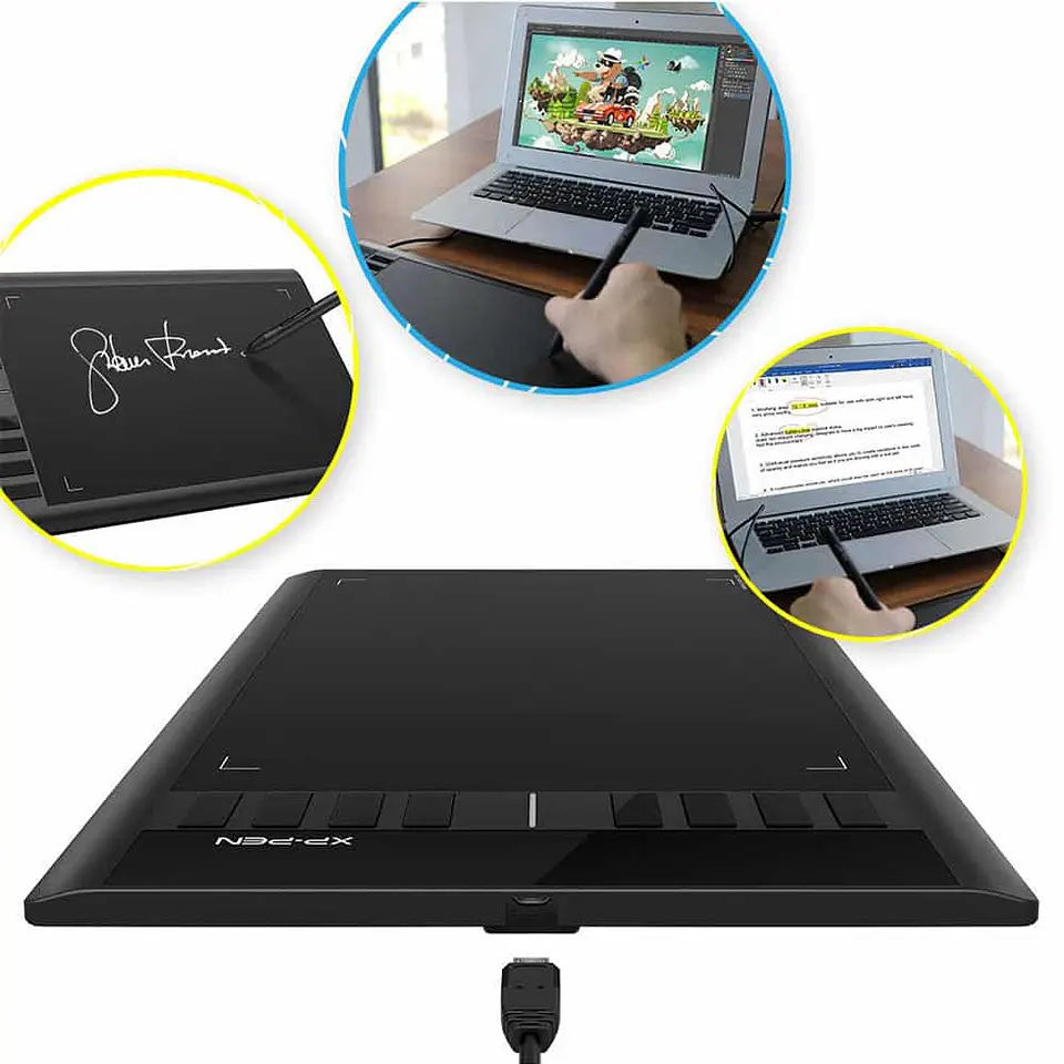 Tableta digitalizadora XP-Pen Star 03V2, USB, Lápiz ergonómico (Windows/Mac) 7