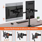 Soporte Doble para Monitor (2 Brazos, hasta 8 Kg, 13“ a 27“) - Miniatura 7