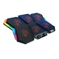 Base Cooler 6 Ventiladores Enfriador Notebook Lcd Luz Rgb Rx0051 - Miniatura 1