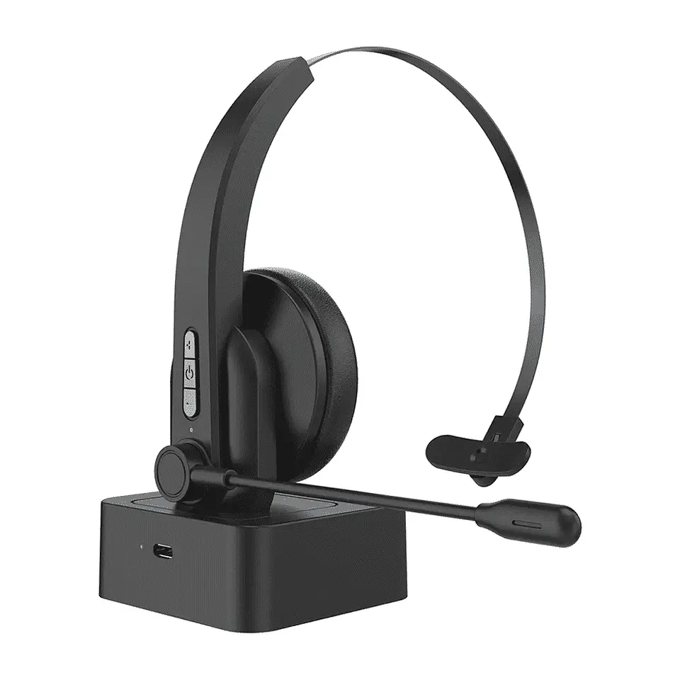 Audífono Mono Auricular AudioPro con micrófono (BT, Recargable) 1