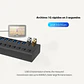 Hub Tecnolab USB 3.0 - 10 Puertos (Led indicador, 5Gbps, 12V) - Miniatura 5