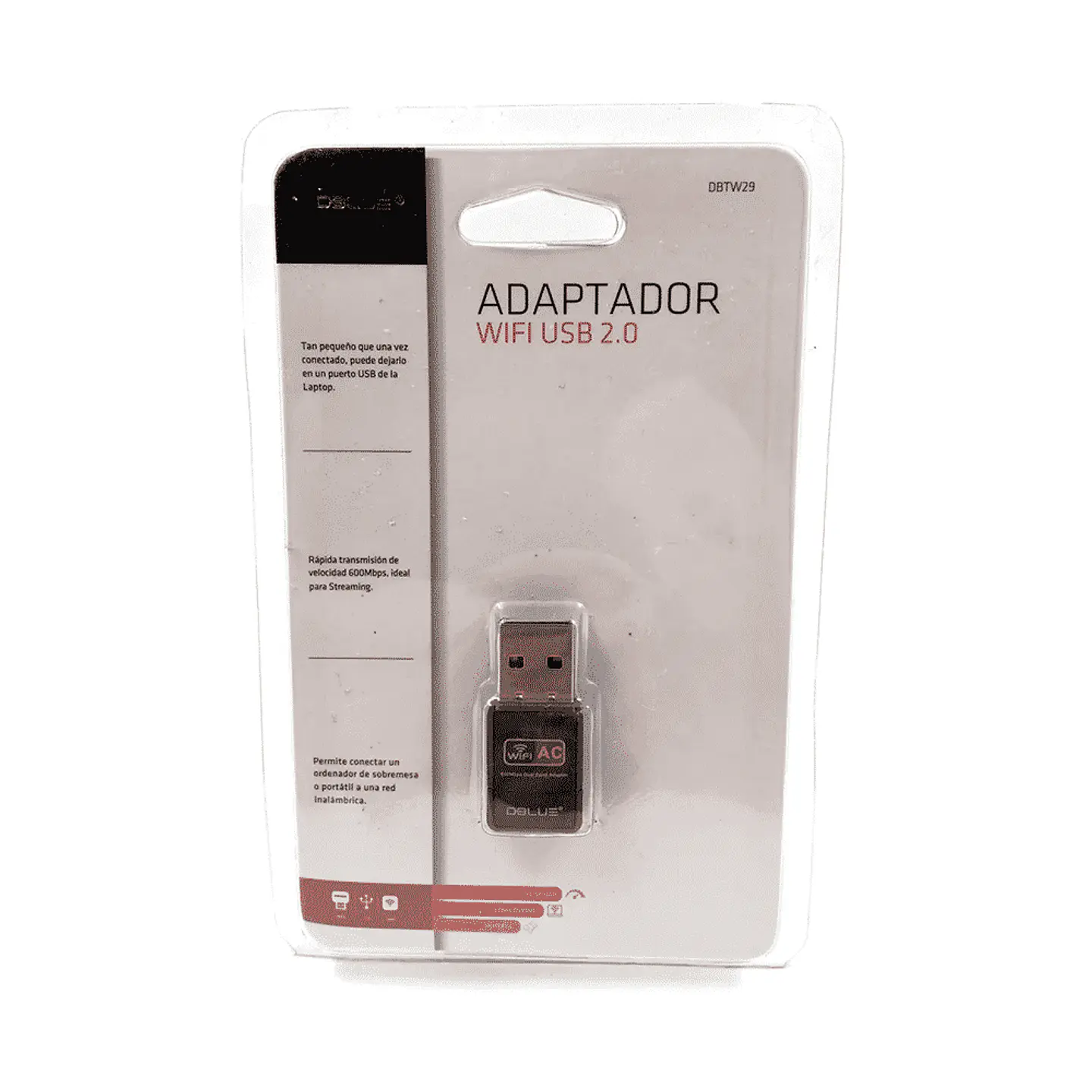 Adaptador WiFi Dblue (USB 2.0, 600Mbps, 2.4Ghz) 3