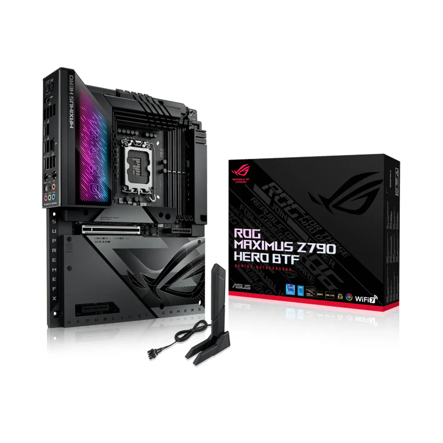 Placa Madre Asus Rog Maximus Z790 HERO BTF LGA 1700, PCIe 5.0 1