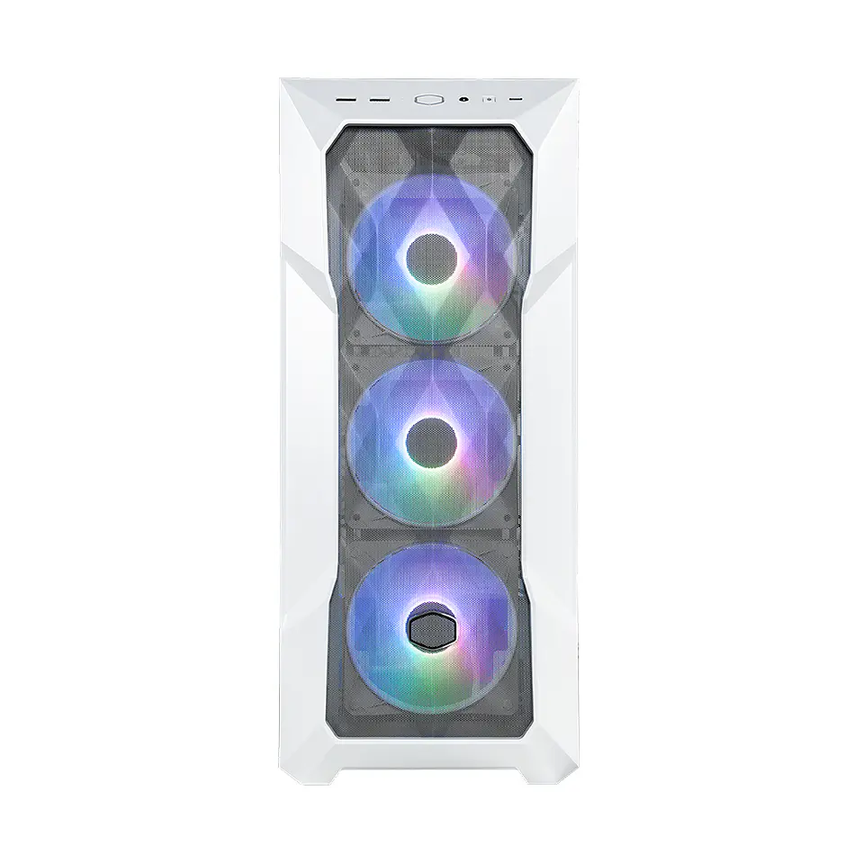 Gabinete Cooler Master TD500 MESH V2, ATX, 3 coolers, Blanco 3
