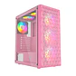 Gabinete Fantech CG83 Aero Sakura, ATX, Panel Vidrio, 4 fans - Miniatura 1