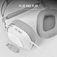 Audífonos Gamer Corsair HS80 RGB Dolby Audio 7.1 USB, Blanco - Miniatura 5