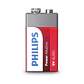 Batería Philips Power Alcalina 6LR61 - 9V - Miniatura 2