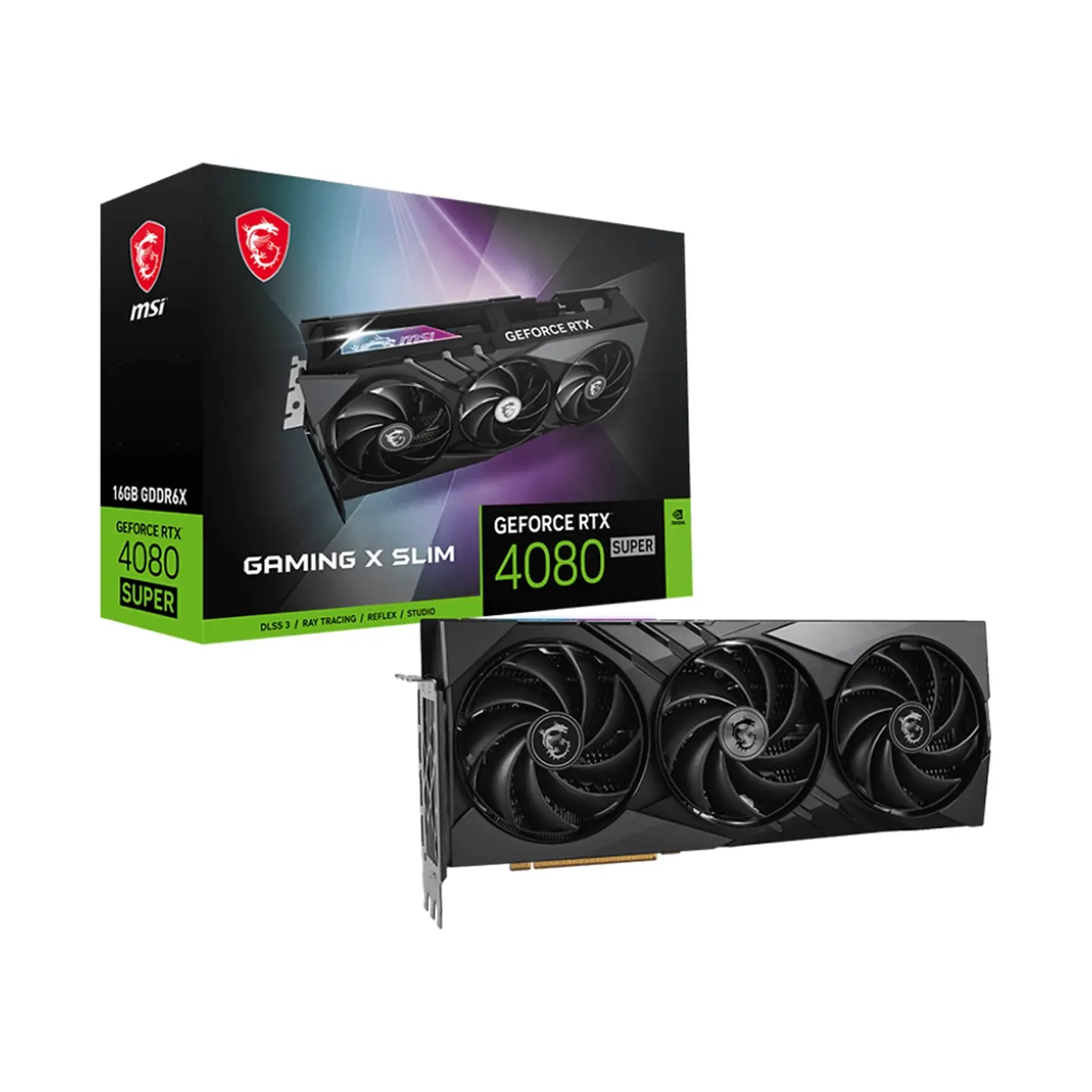 Tarjeta de Video MSI RTX 4080 SUPER GAMING X SLIM 16GB GDDR6X 1