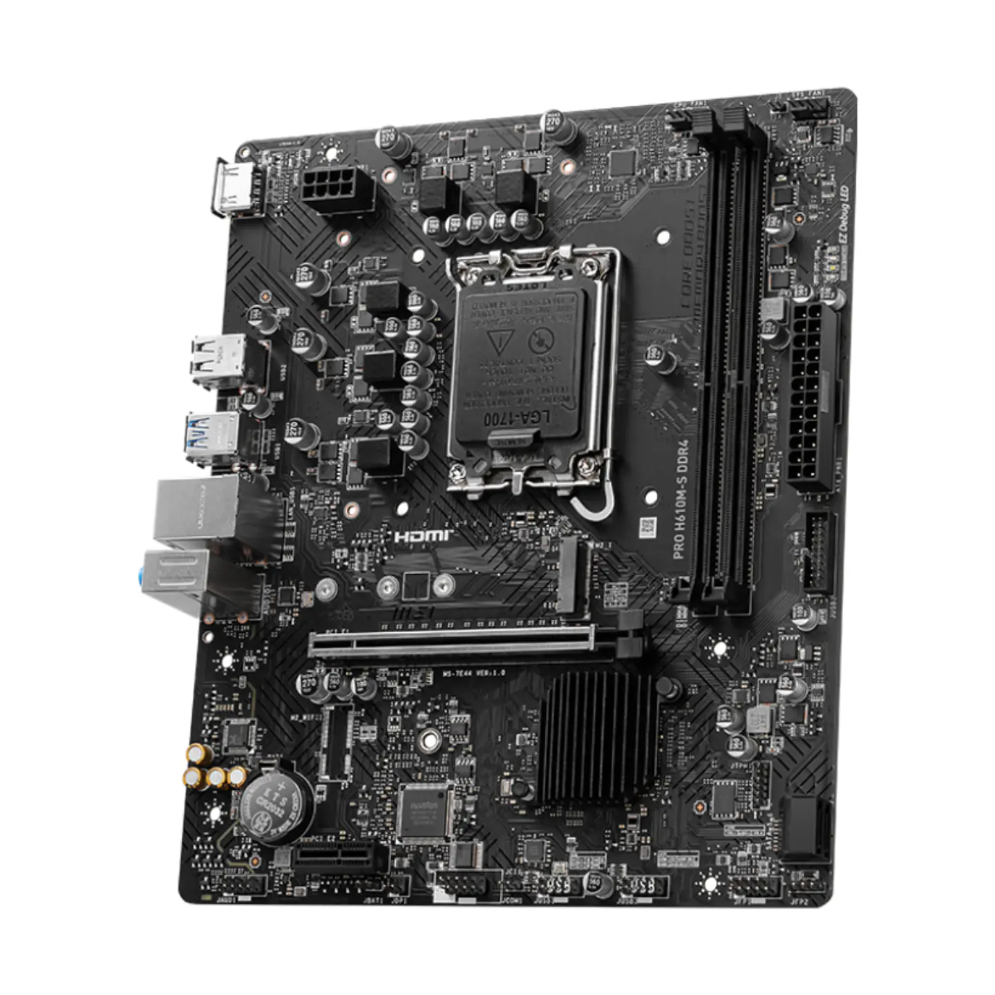 Placa Madre MSI PRO H610M-S DDR4 LGA 1700, 2x DDR4, MicroATX 3