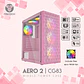 Gabinete Fantech CG83 Aero Sakura, ATX, Panel Vidrio, 4 fans - Miniatura 7