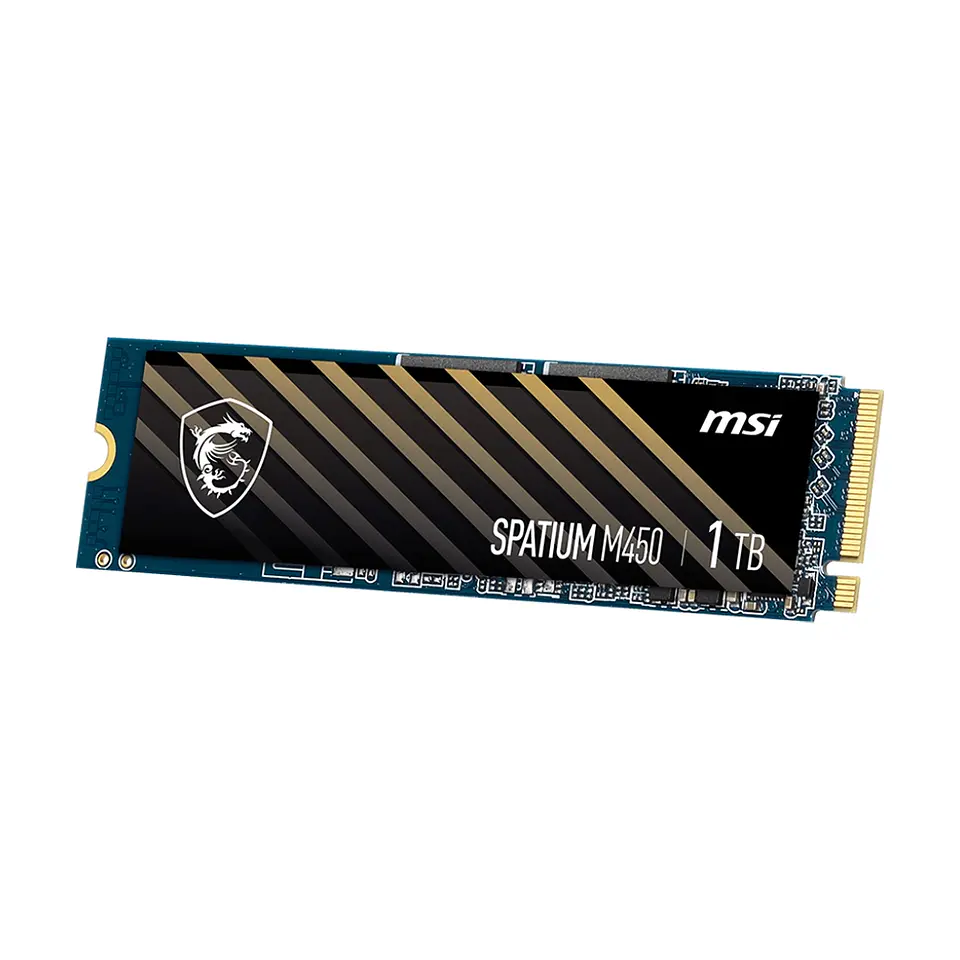 Unidad SSD MSI Spatium M450 1TB PCIe 4.0 NVMe M.2, 3600 MB/s 3