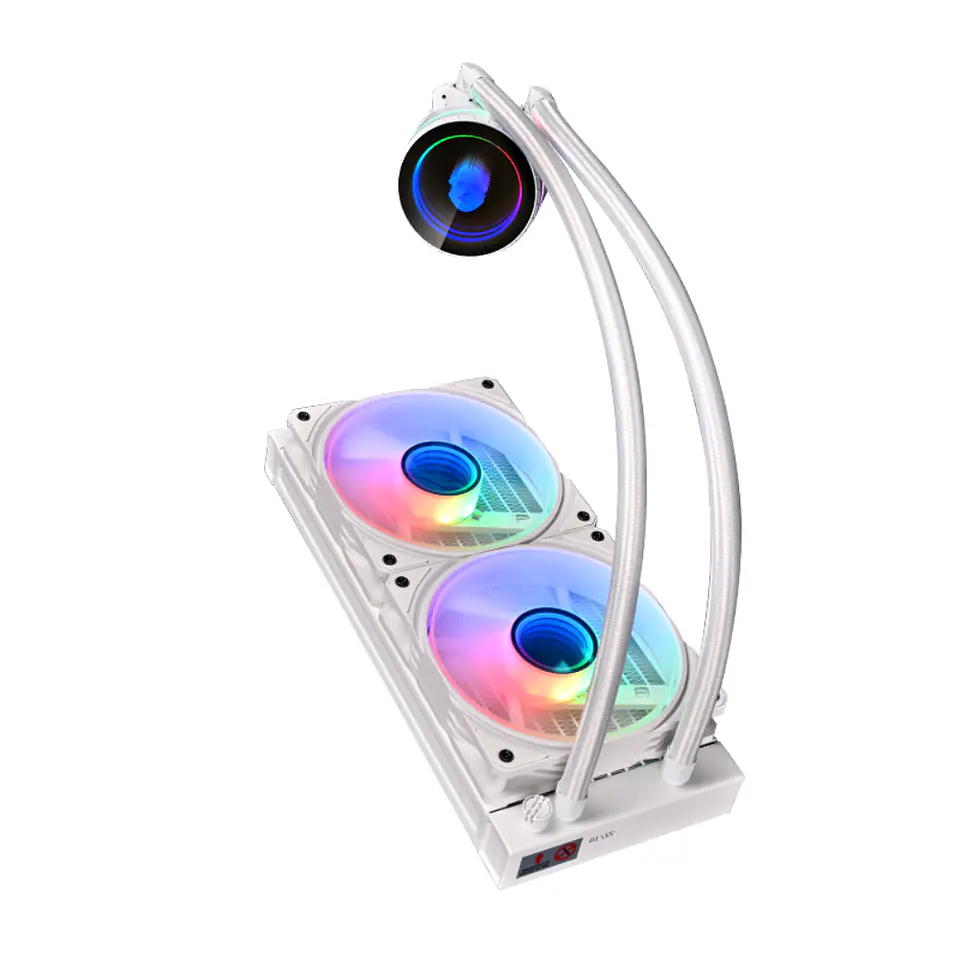 Refrigeración Líquida Wjcoolman UFO 240mm ARGB sincronizable (Intel / AMD) - Whi 4