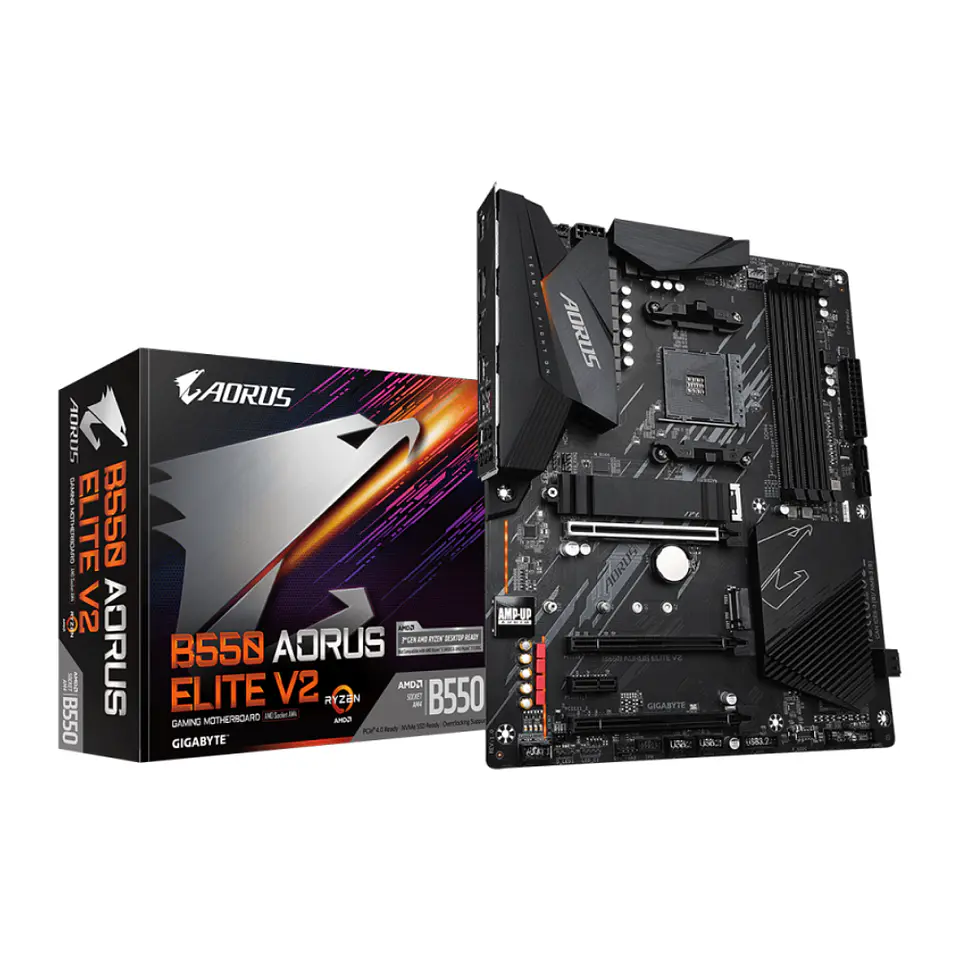 Placa Madre Gigabyte B550 AORUS ELITE AX V2 - para Ryzen AM4 1
