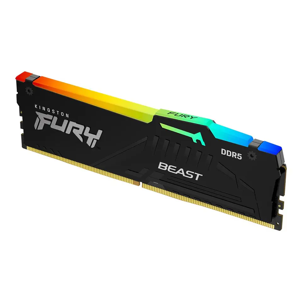 Memoria RAM Kingston Fury Beast 32GB DDR5 5600MT/s CL40 RGB DIMM BK 2