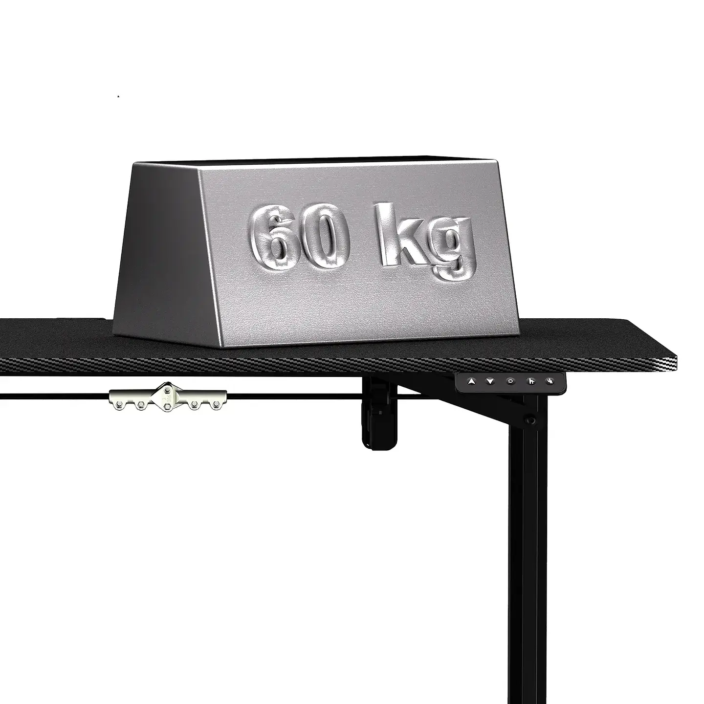 Escritorio Altura Ajustable WorkStation WS311 Carbon Black 6
