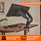 Brazo Soporte De Escritorio Doble Para 2 Monitores ajustable - Miniatura 2