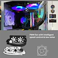 Refrigeración Líquida Wjcoolman UFO 240mm ARGB sincronizable (Intel / AMD) - Whi - Miniatura 11