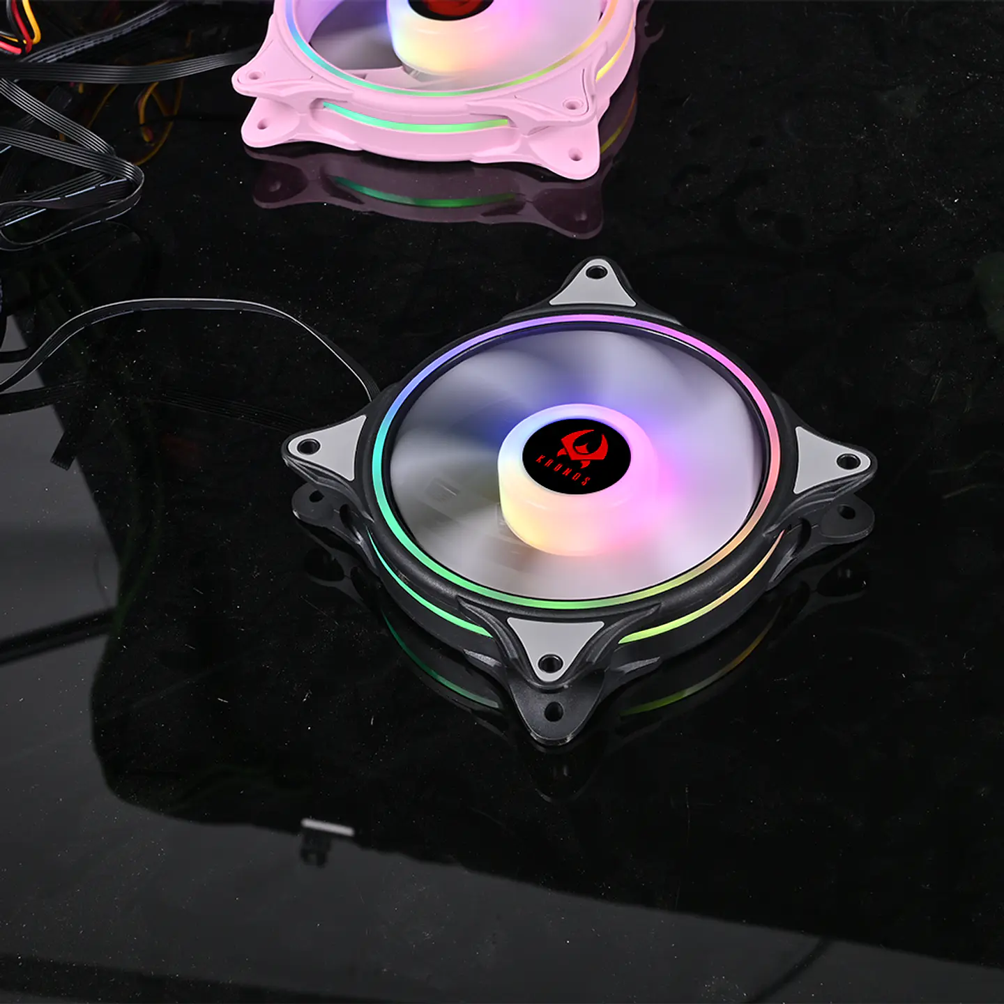 Ventilador ARGB Gabinete Kronos Aeolus Black, 120mm, 6 pines 5
