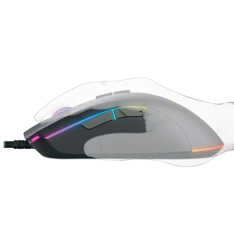 Mouse Gamer Fantech Blake X17 Black, 10.000 dpi, 7 botones 4