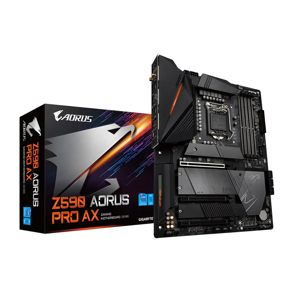 Placa Madre Z590 AORUS PRO AX (LGA1200, DDR4, M.2, Wi-Fi 6, ATX) 1
