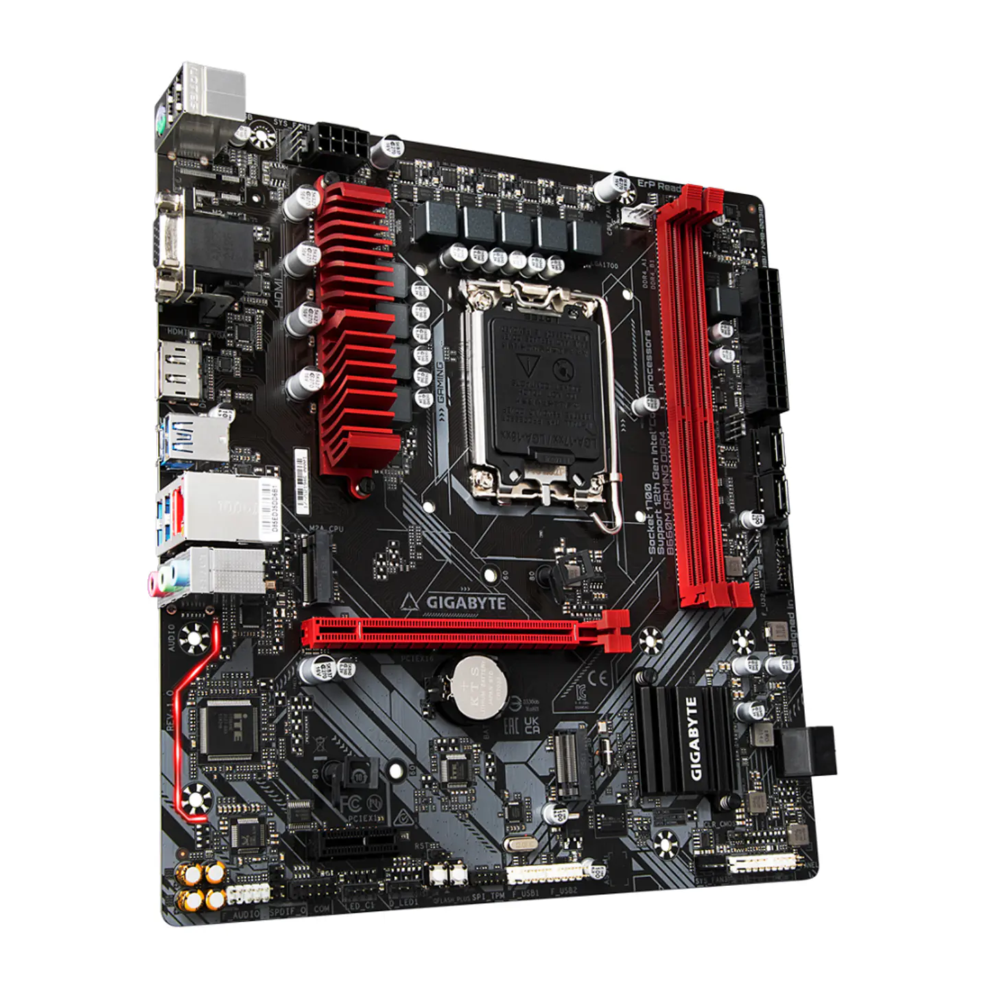 Placa Madre Gigabyte B660M GAMING DDR4 (LGA1700, DDR4 4000/5333MHz, M.2x2, micro 2
