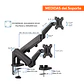 Brazo Soporte De Escritorio Doble Para 2 Monitores ajustable - Miniatura 10