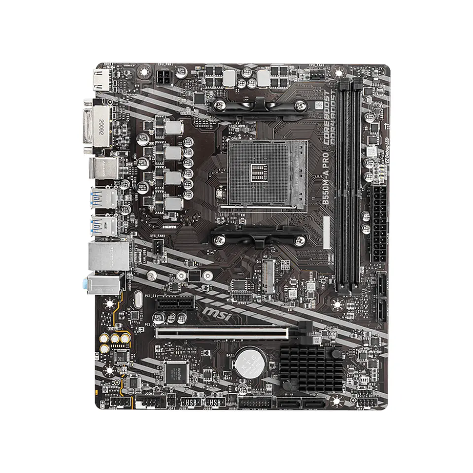 Placa Madre MSI B550M-A PRO, AM4, DDR4,, M2, Micro-ATX 2