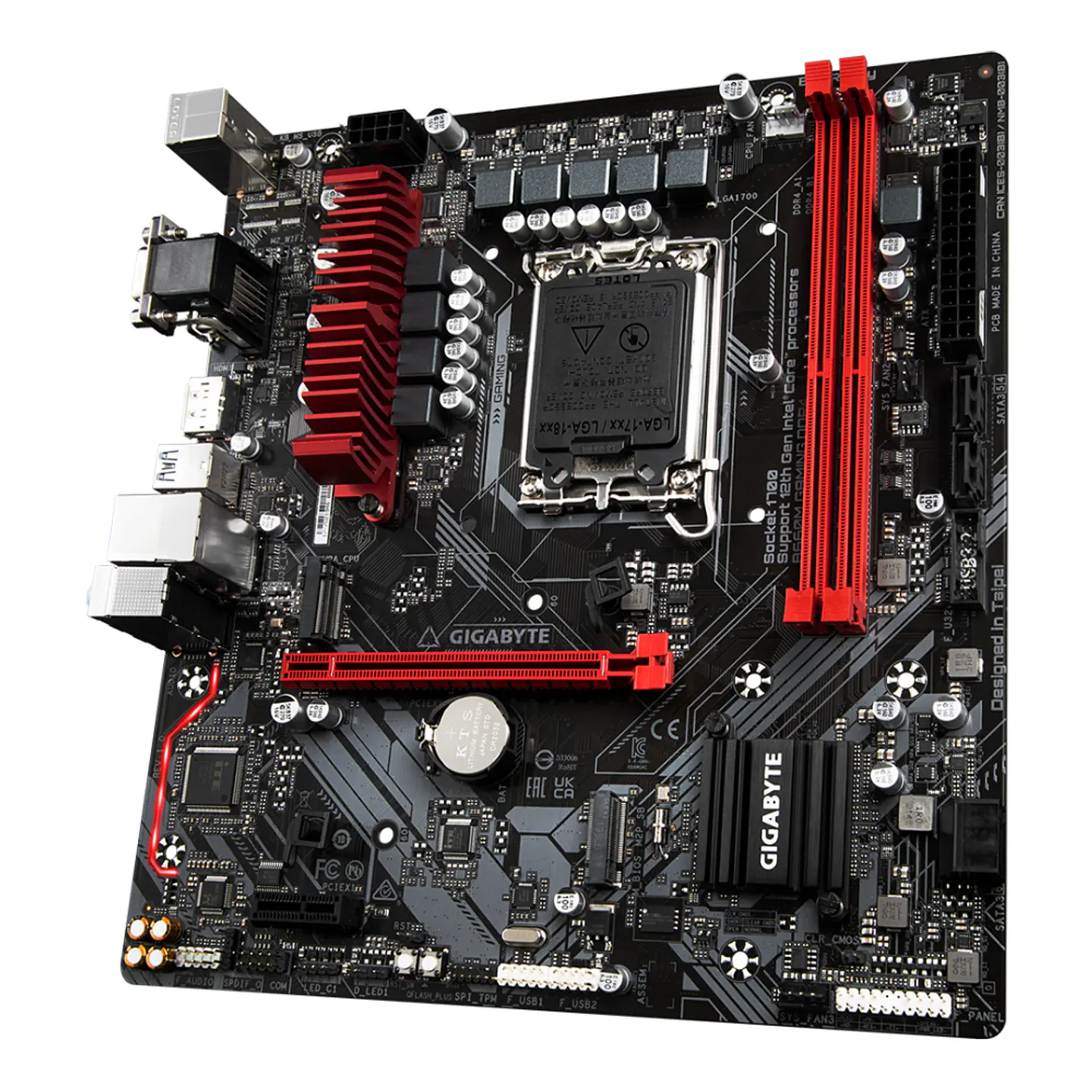 Placa Madre Gigabyte B660M GAMING DDR4 (LGA1700, DDR4 4000/5333MHz, M.2x2, micro 4
