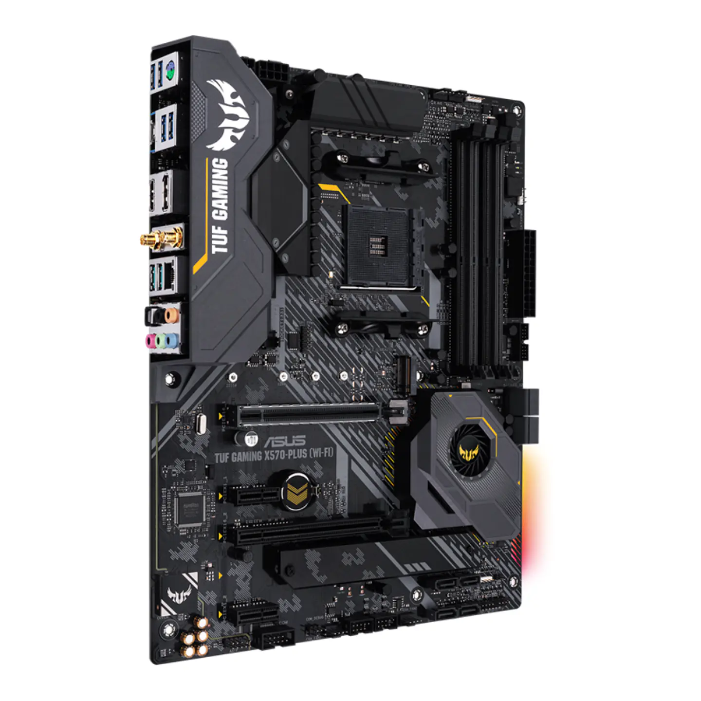 Placa Madre Asus TUF GAMING X570-PLUS Wi-Fi, AM4, DDR4, M2 x2 PCIe 4.0, RGB, ATX 2