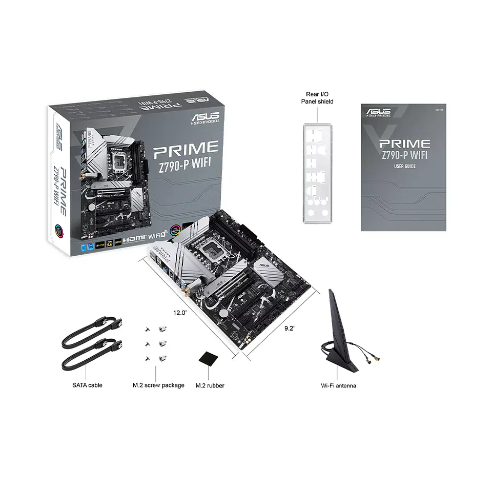 Placa Madre ASUS Prime Z790-P WiFi6, LGA1700, DDR5, ATX 7
