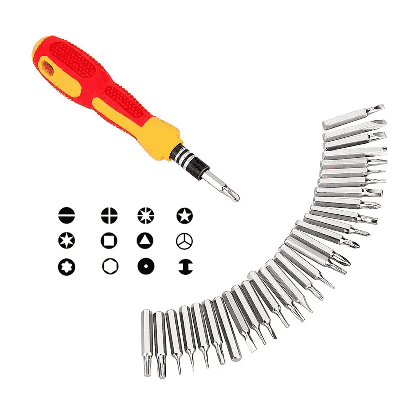 Set Atornillador de Precisión, Puntas Intercambiables 31Pcs 3