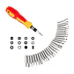 Set Atornillador de Precisión, Puntas Intercambiables 31Pcs - Miniatura 3