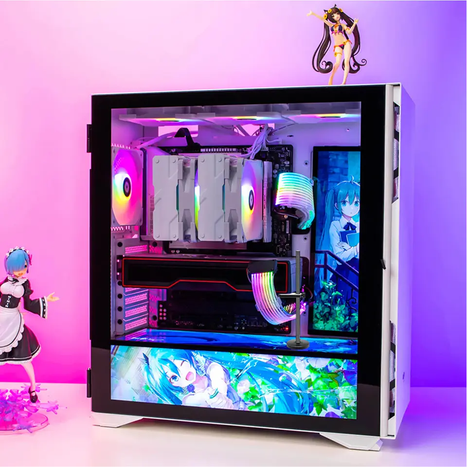 Soporte para tarjeta gráfica GPU ajustable y resistente de acero 5